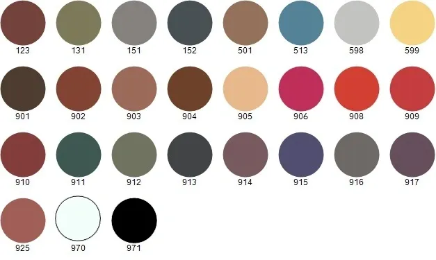 Contour Pencil colors