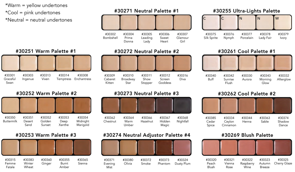 Ultra HD Foundation Palettes - Glamour Crème™