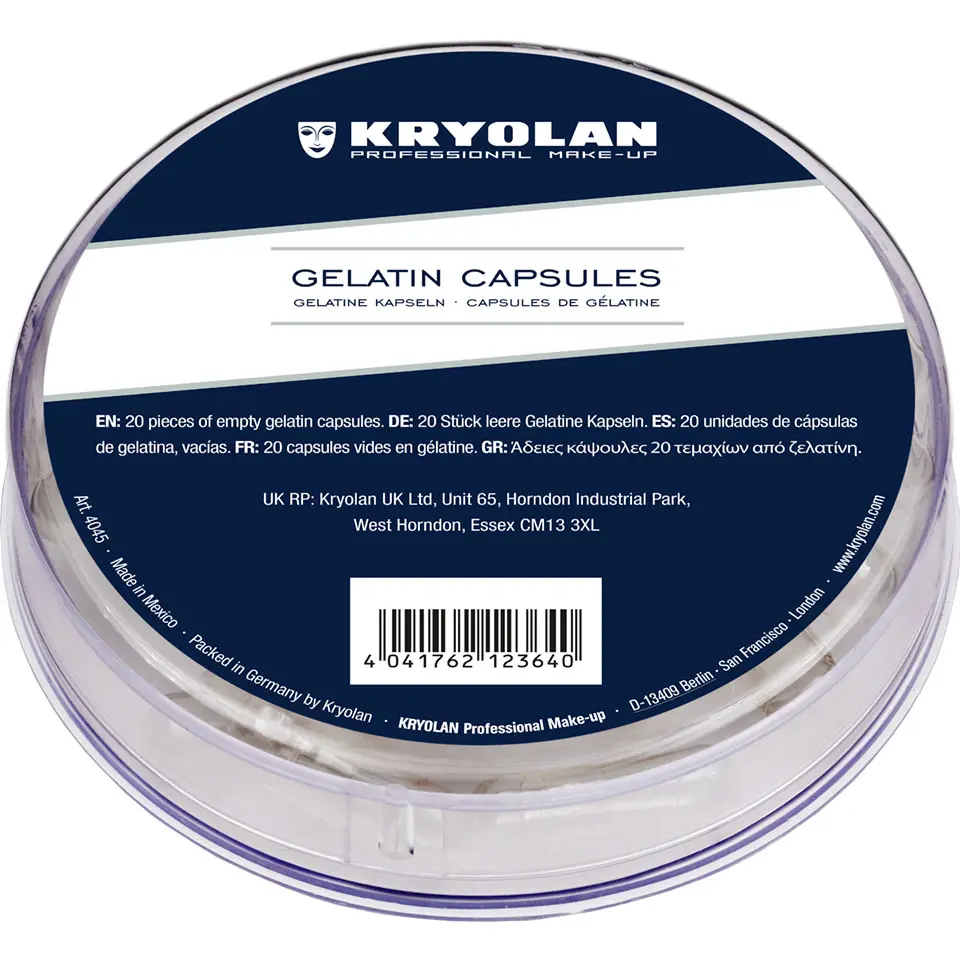 [04045/00] Capsules de gélatine vides (20pcs)