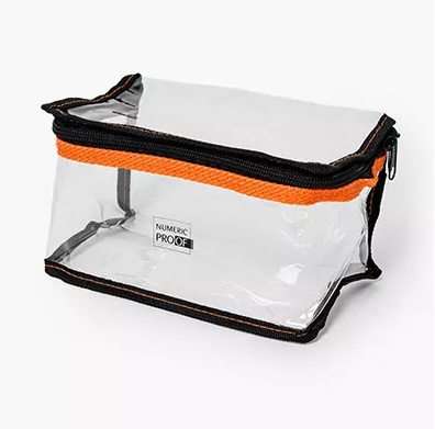 Trousse transparente cubique