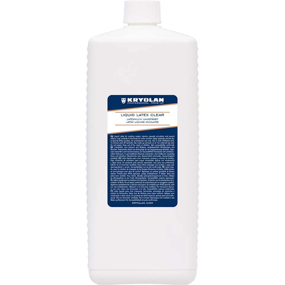 Latex liquide non coloré