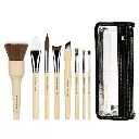 Brush Set With Double Pouch (8 pcs)