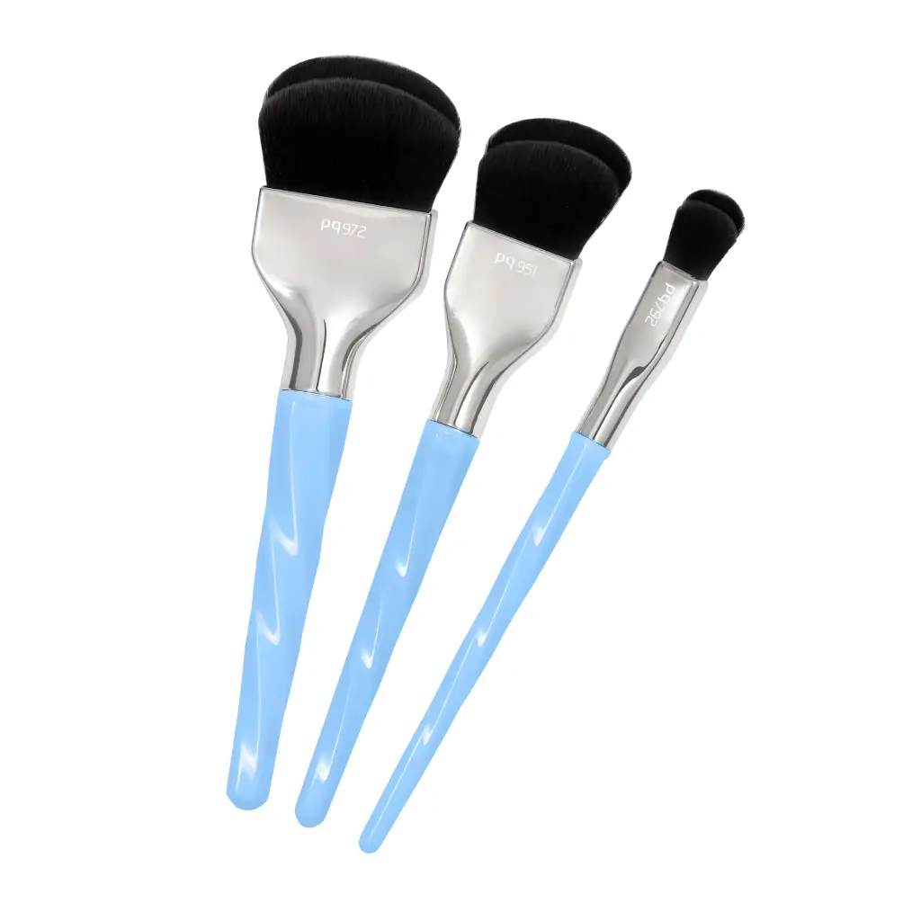 [SET24DDB3X] Brush Set Blue Double Dome Blender (3 pcs)