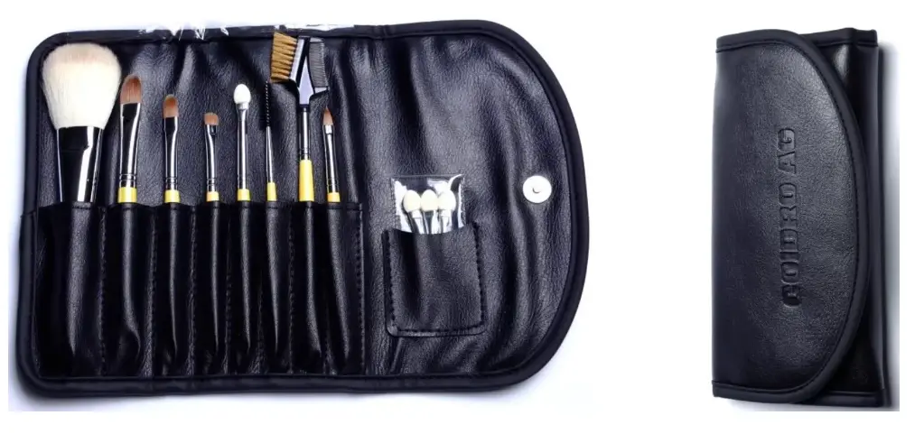 Kit de pinceaux miniatures, avec trousse (9 pcs)