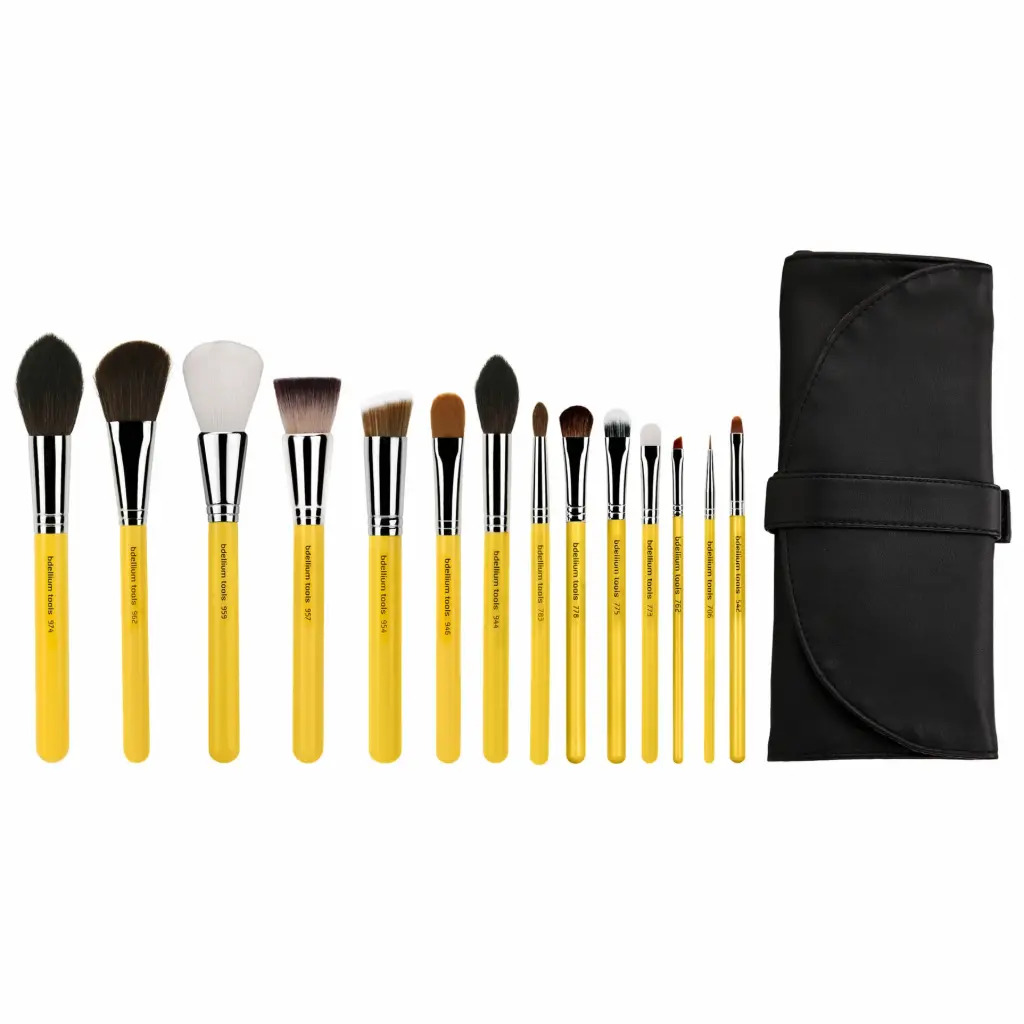 Studio The Collection 14pcs Brush Set With Roll-Up Pouch