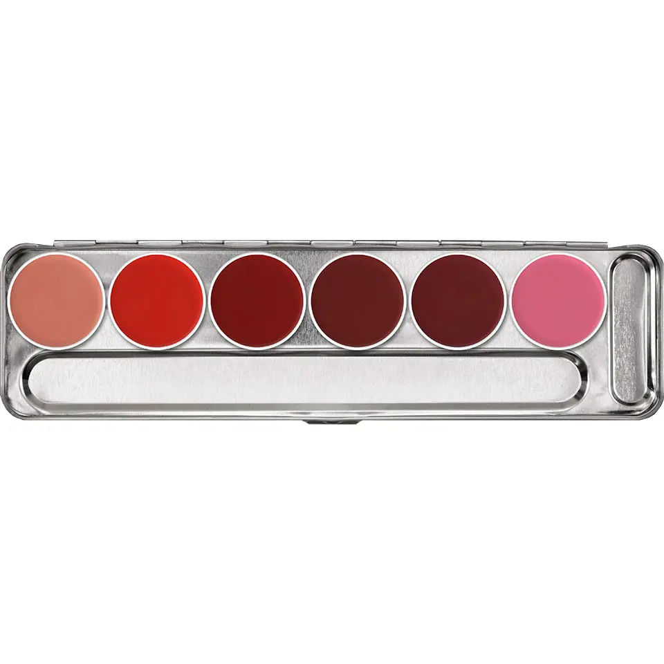 Palette Lip Rouge - 6 couleurs