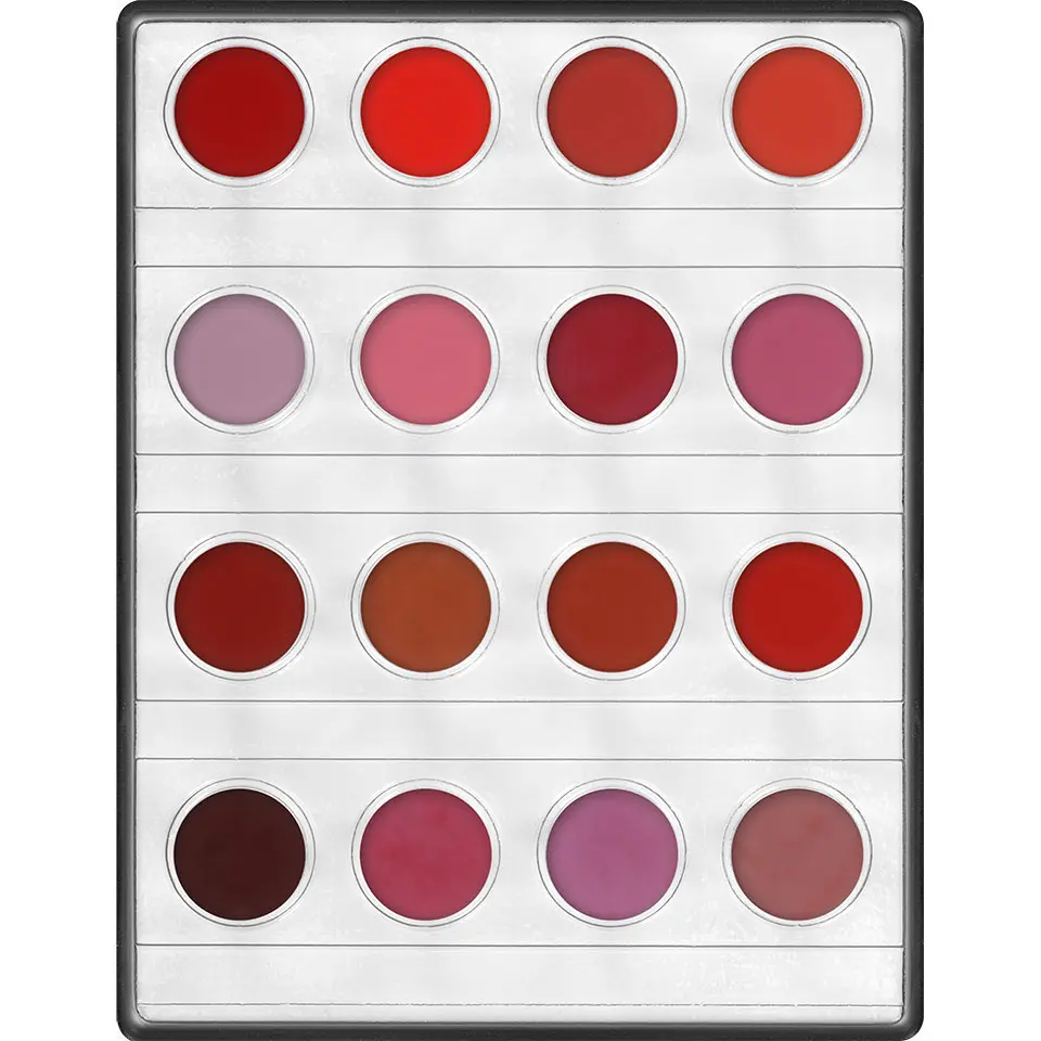 [01206/L5] Mini palette Lip Rouge 16 couleurs (L 5)