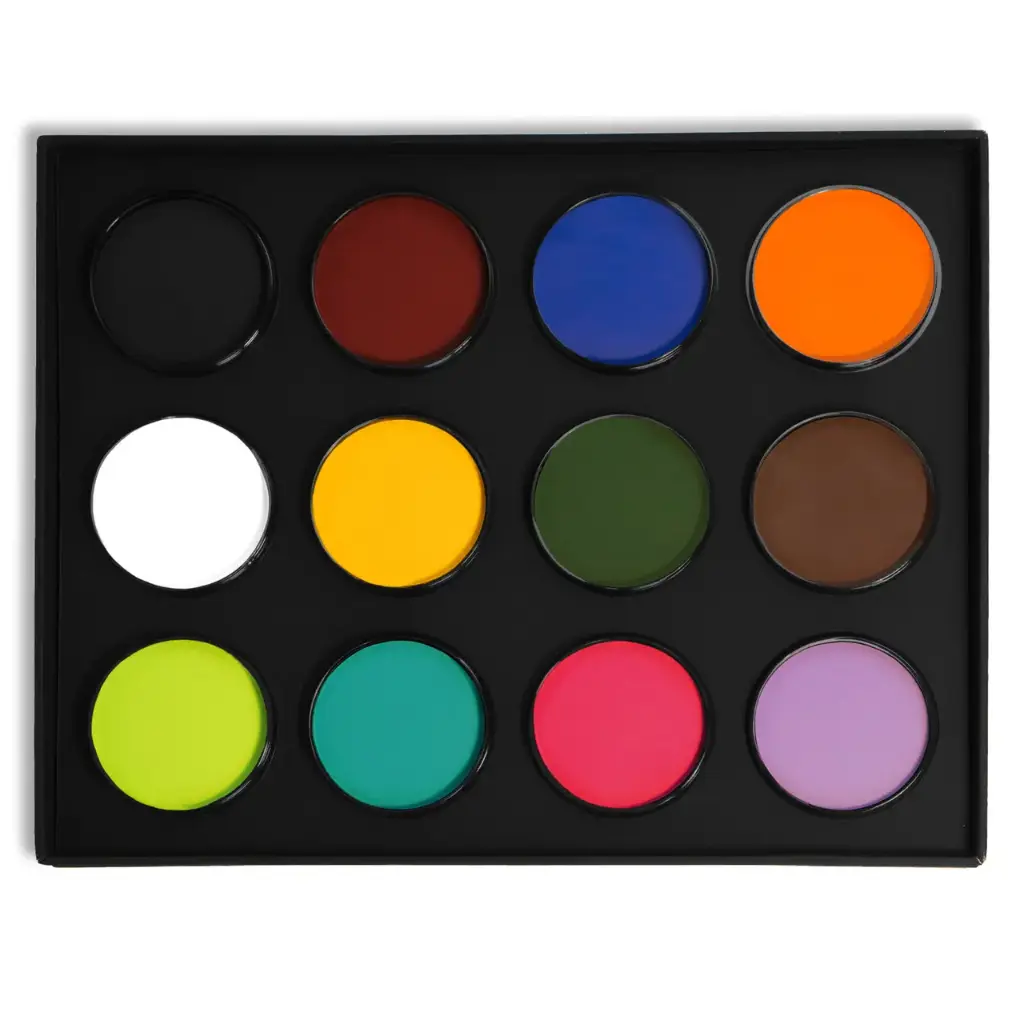 [800-PAL-A] Paradise Makeup AQ - ProPalette - 12 colours (A)