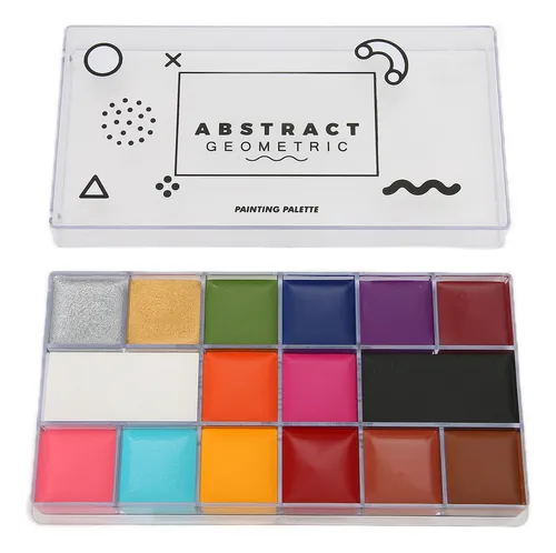 16 Colour Face & Body Painting Palette