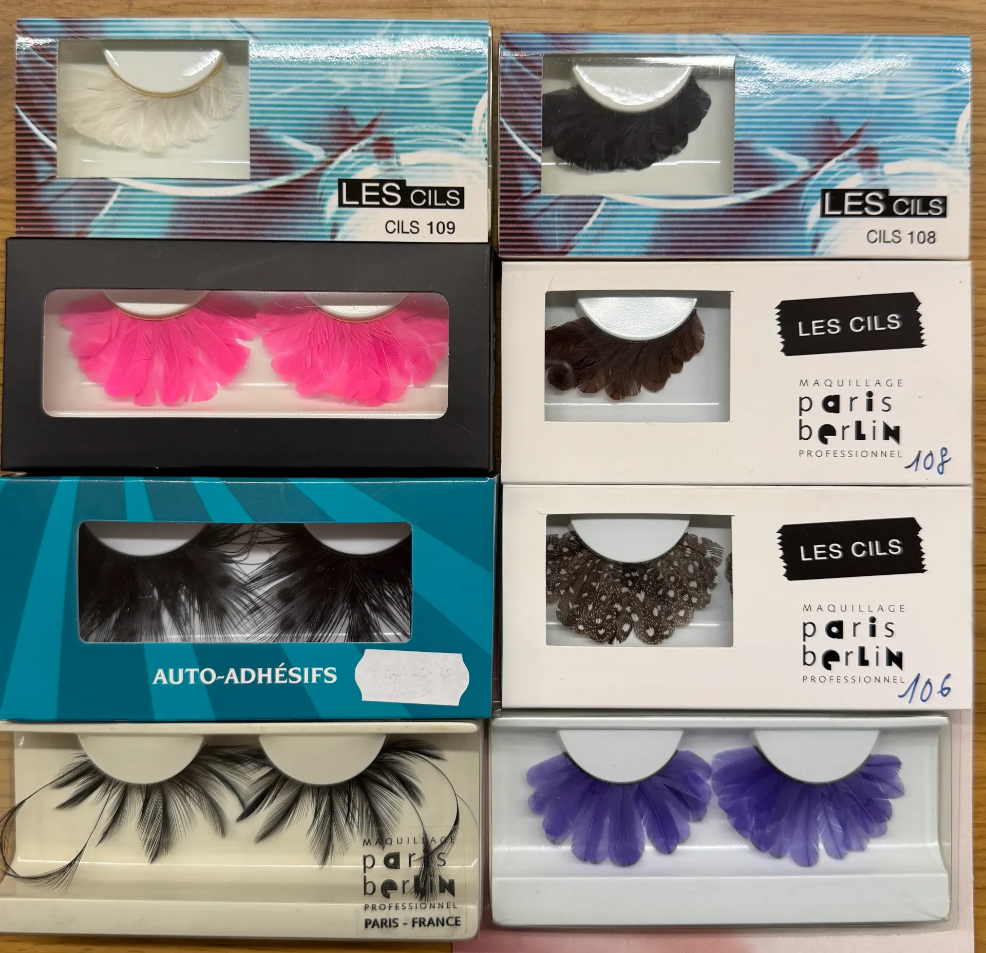 Lot de faux cils #4 : plumes