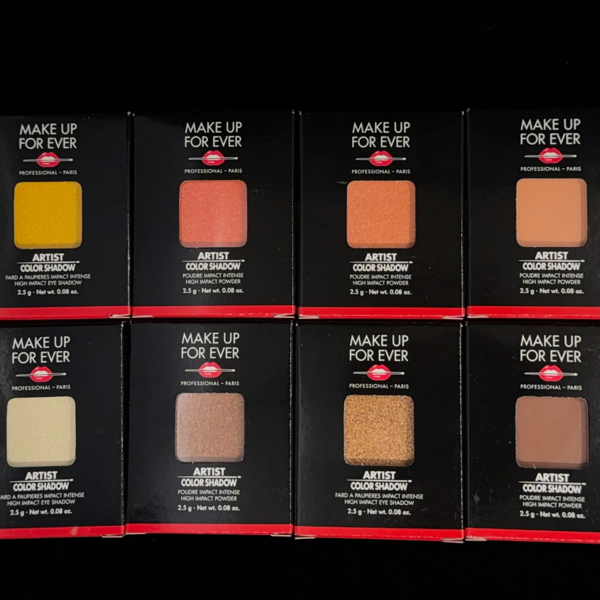 Lot de 8 fards #3 : Make Up For Ever + palette magnétique