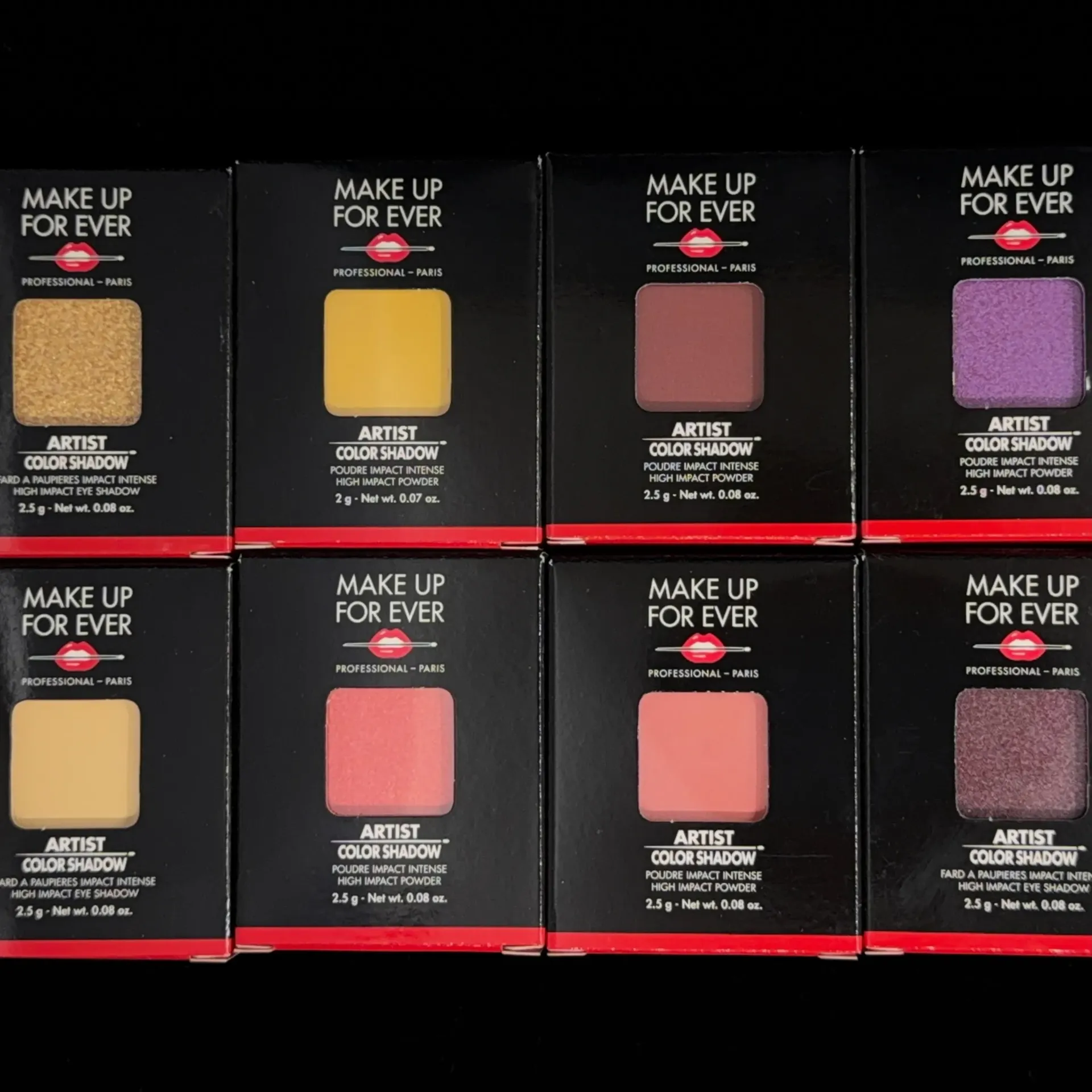 Lot de 8 fards #5 : Make Up For Ever + palette magnétique