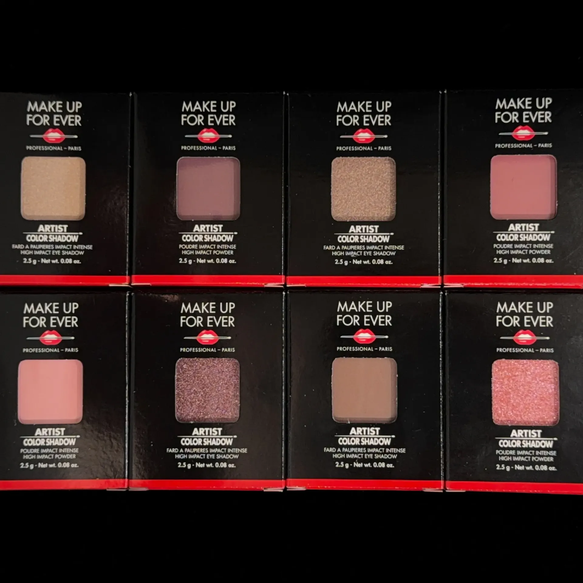 Lot de 8 fards #7 : Make Up For Ever + palette magnétique