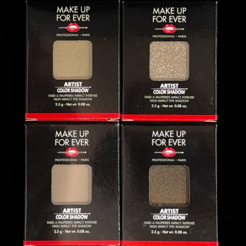 4er-Set Nr. 1: Make Up For Ever Lidschatten + Magnetpalette