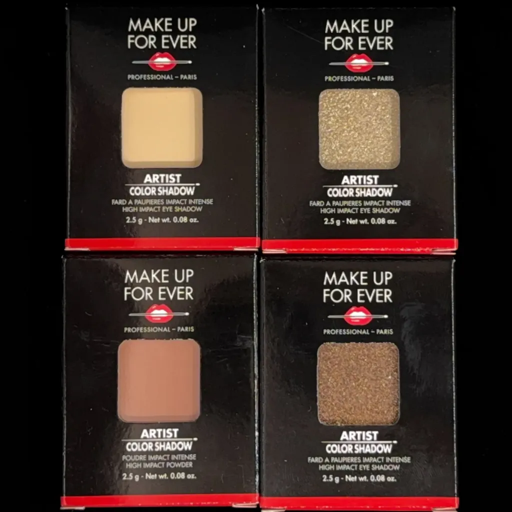 4-Piece Set #2: Make Up For Ever Eyeshadows + Magnetic Palette