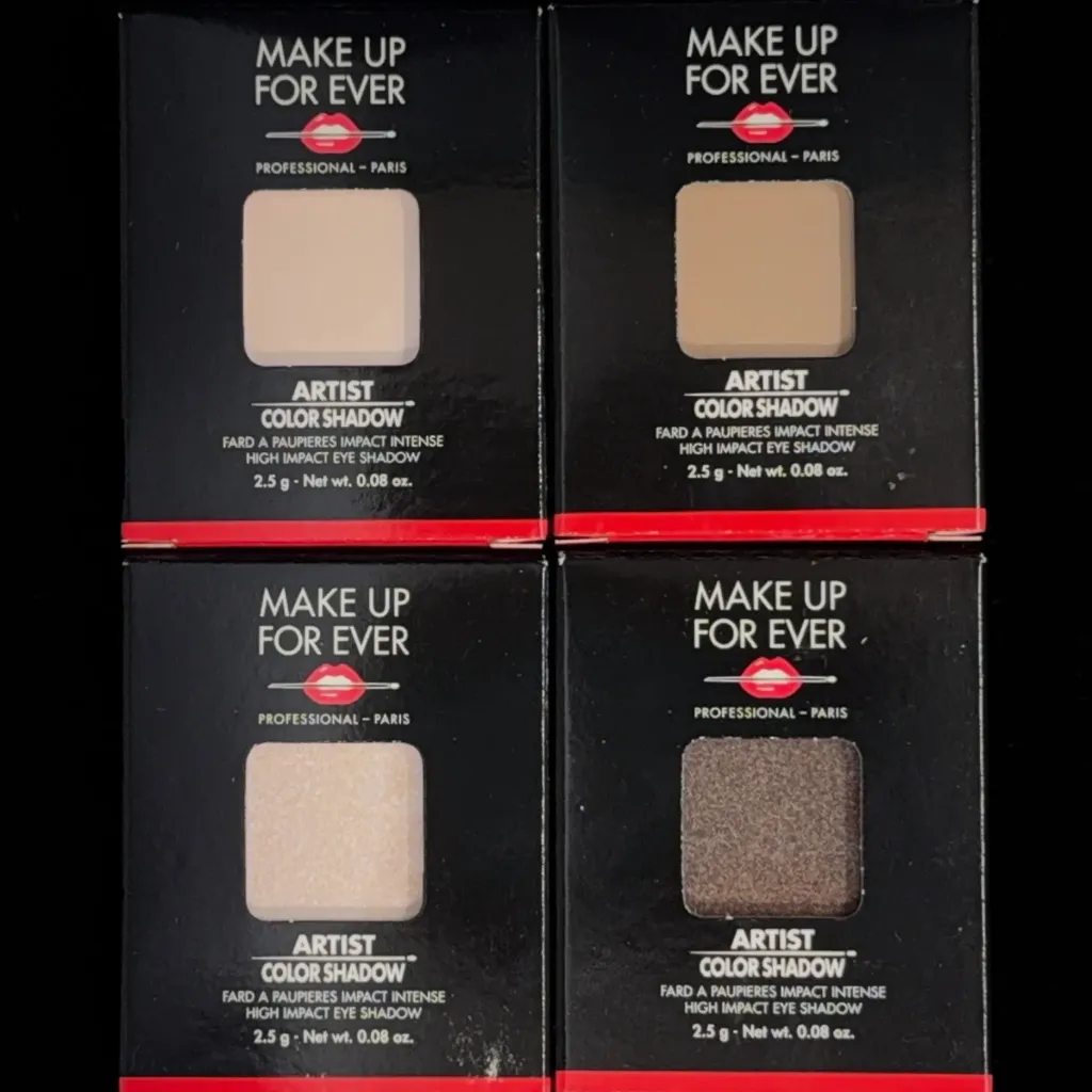 Lot de 4 fards #3 : Make Up For Ever + palette magnétique