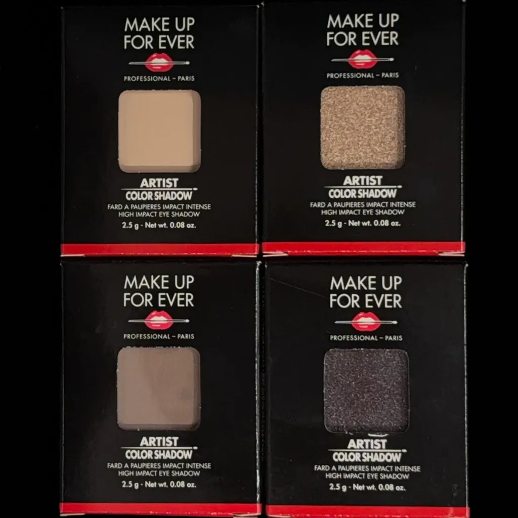 Lot de 4 fards #4 : Make Up For Ever + palette magnétique