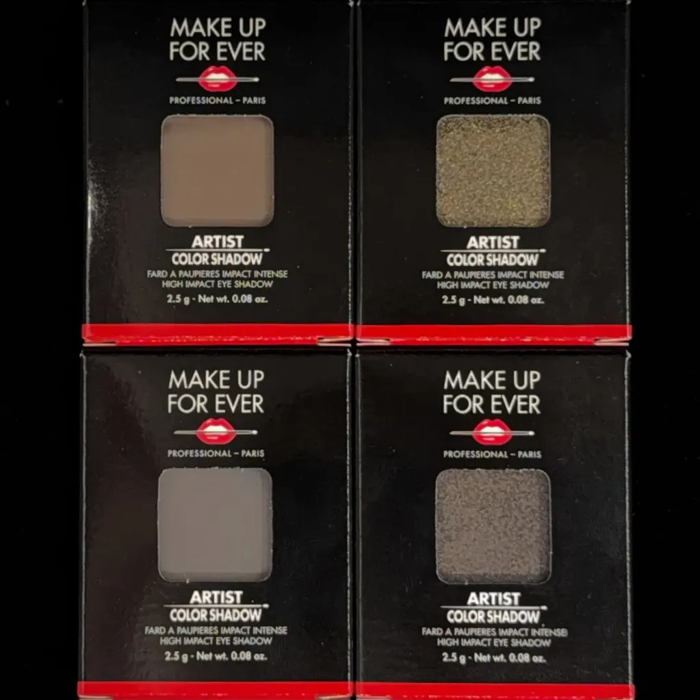 Lot de 4 fards #6 : Make Up For Ever + palette magnétique