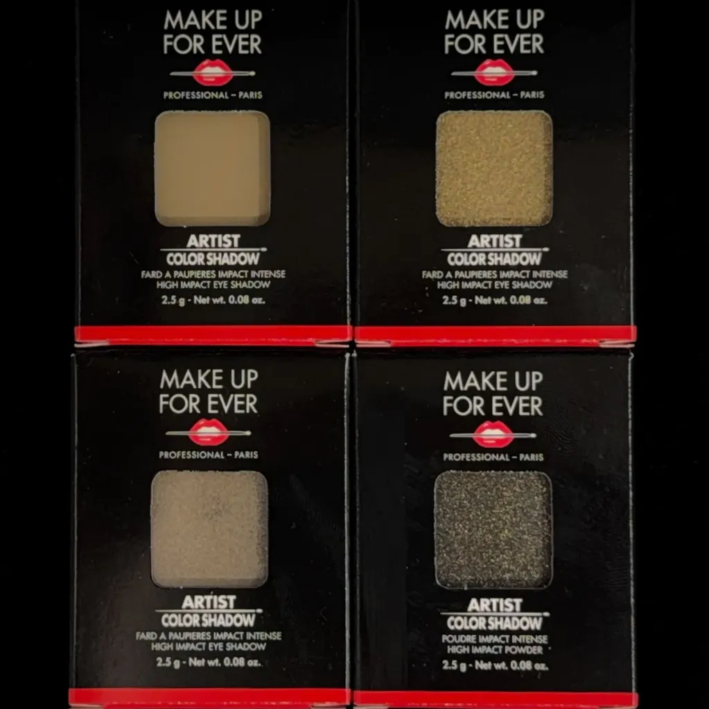Lot de 4 fards #8 : Make Up For Ever + palette magnétique