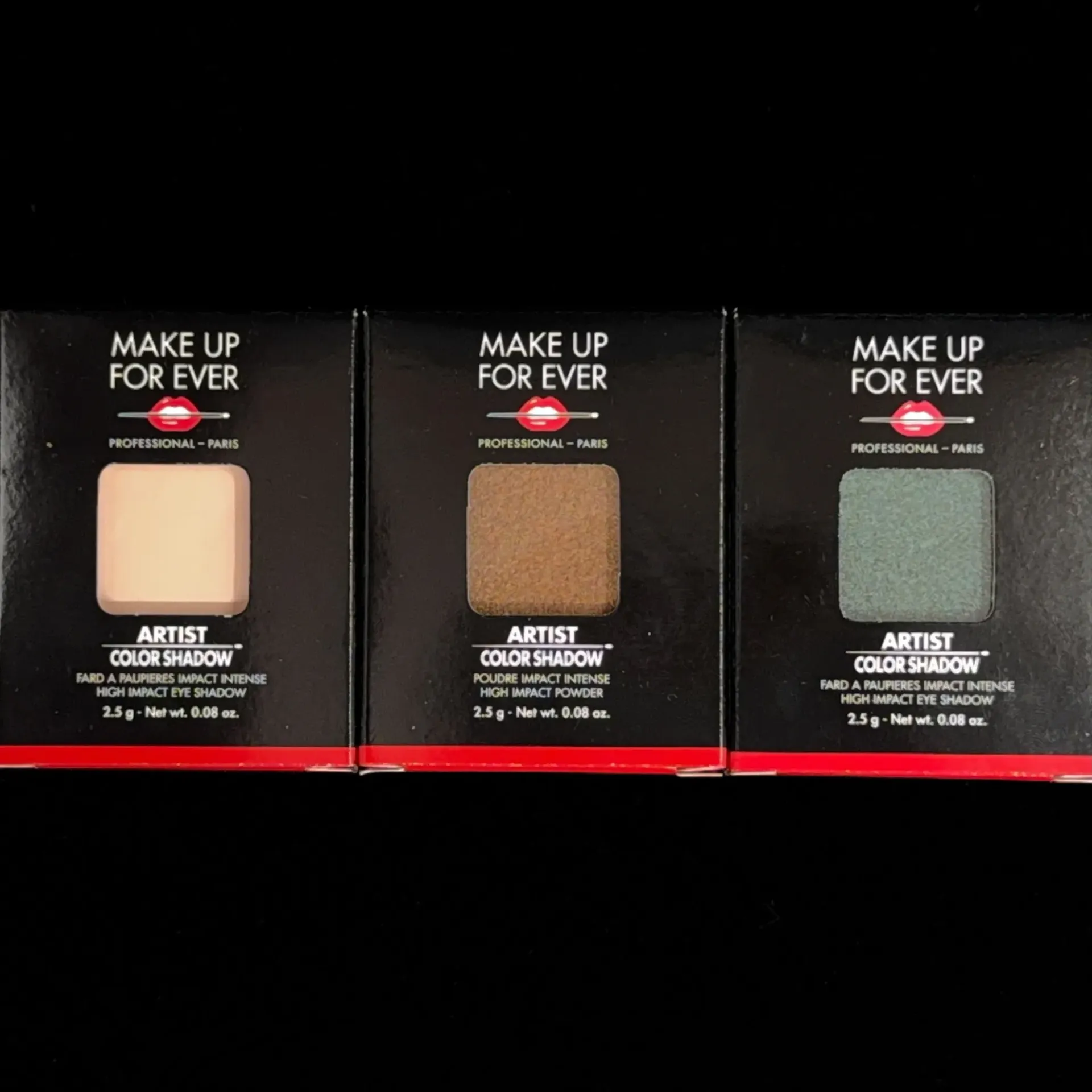 3-Piece Set #3: Make Up For Ever Eyeshadows + Magnetic Palette