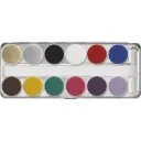 Aquacolor palette - 12 Farben