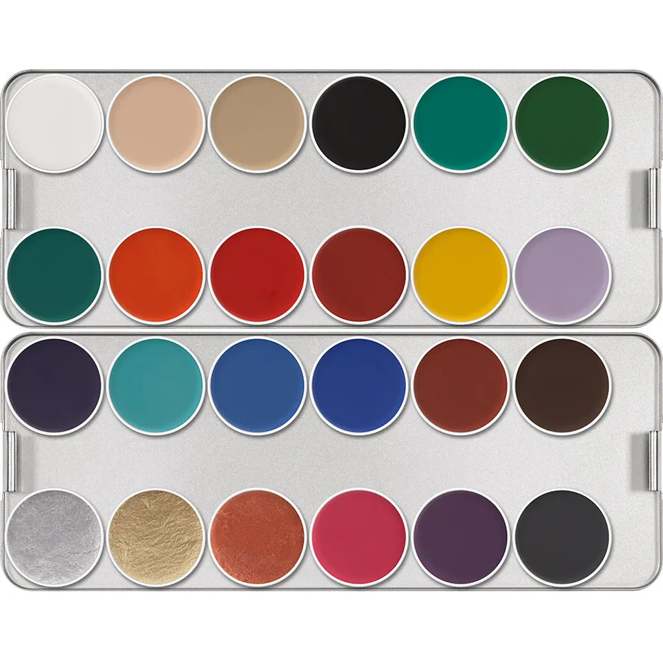 Aquacolor palette - 24 Farben