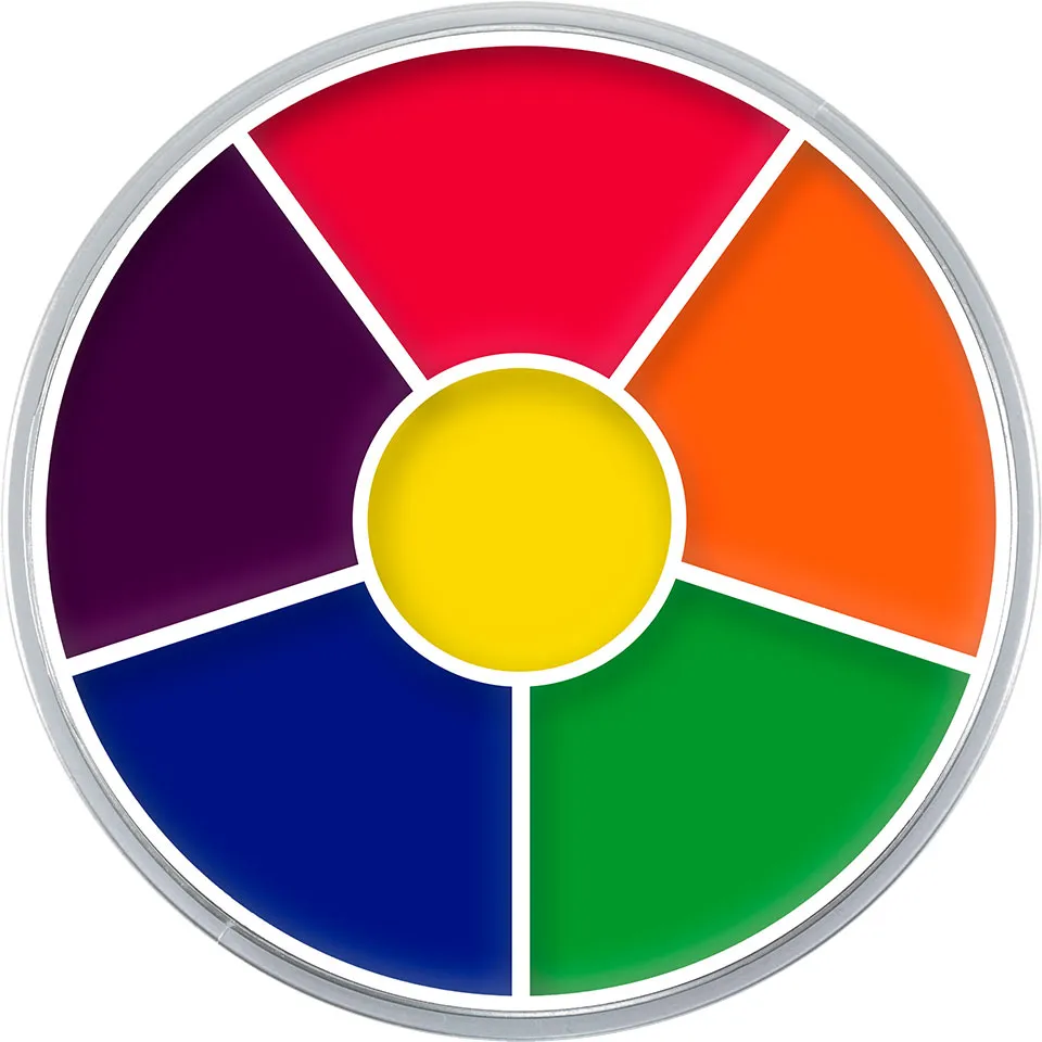 Cream Color Circle UV-Dayglow