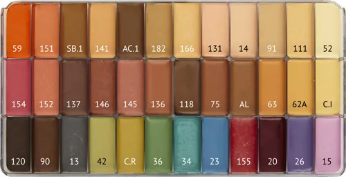 [1003 B/AV01] Palette 36 fards crème (AV01)
