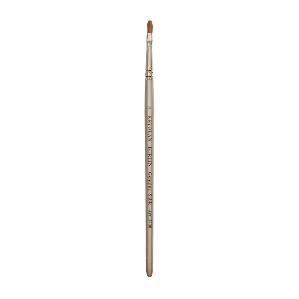 [03708/00] Professional Filbert Brush 8