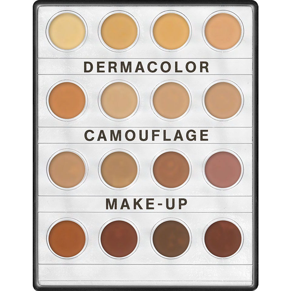 [71006/1] Mini palette Dermacolor Camouflage Creme 16 couleurs (1)