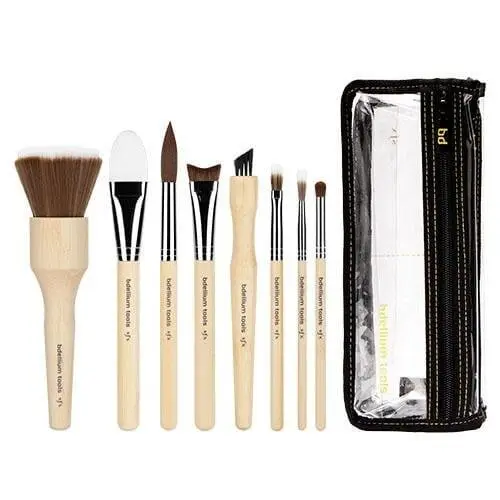[SET17SFX8] Brush Set With Double Pouch (8 pcs)