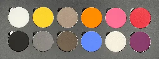 Palette de fards secs