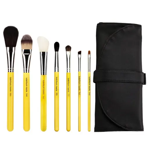 [SET09BASST7] Studio Basic 7pcs Brush Set With Roll-Up Pouch