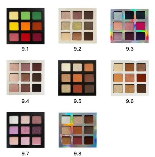 Palette yeux 9 couleurs