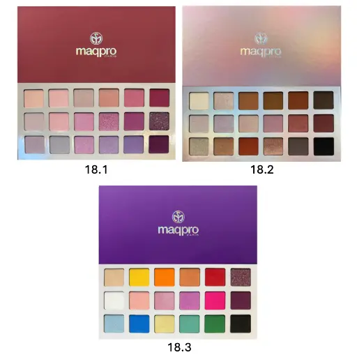 Palette yeux 18 couleurs