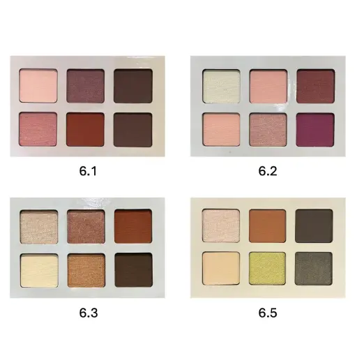 Palette yeux 6 couleurs
