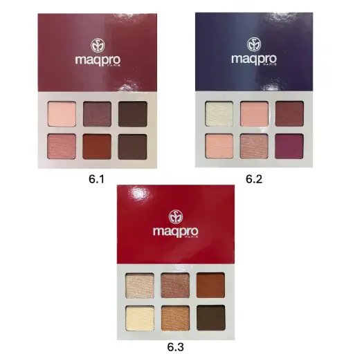 Palette yeux 6 couleurs
